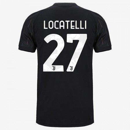Fußballtrikots Juventus Manuel Locatelli 27 2021-2022 Kurzarm Auswärts-trikot kaufen